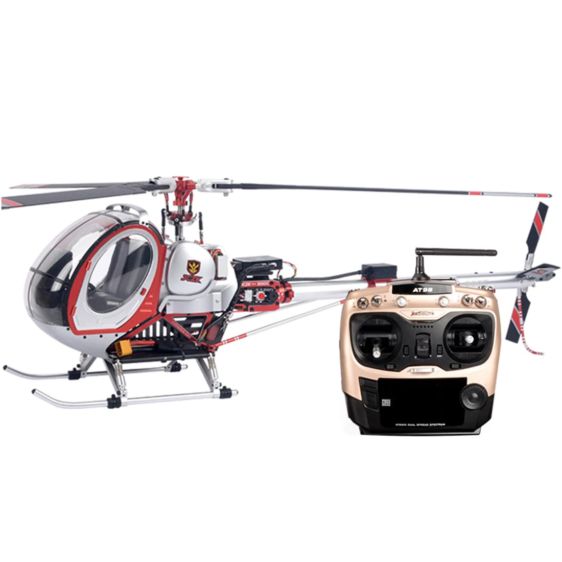 Jczk 300c 2.4g 10ch Dfc Flybarless 3blade / 4blade Helicopter Super