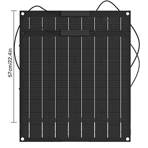 50 Вт 100 Вт Гибкая солнечная панель монокристаллическая солнечная батарея 12 В солнечная батарея зарядное устройство для домашнего использования с высоким качеством и низкой ценой - Цвет: 2PCS 50W ETFE