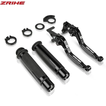 

For YAMAHA YZF R6 YZFR6 1999-2004 2000 2001 2002 2003 Motorcycle Adjustable Folding Brake Clutch Levers Handlebar Hand Grips R6