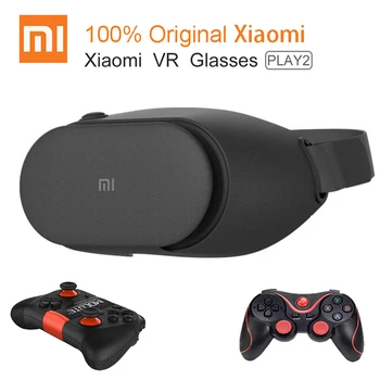 Original Xiaomi VR Play 2 Virtual Reality 3D Glasses Headset Xiaomi Mi VR Play2 for 4.7- 5.7 Phone With Cinema Game Controller