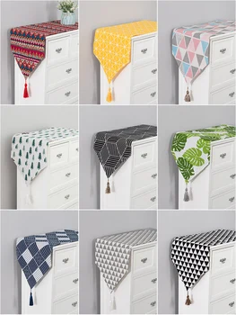 

Nordic Table Flag Modern Simple Tea Table Flag Cloth Long Table Tea Table Cloth Shoe Cabinet Cloth Cover Towel Bed Flag Tail Tow