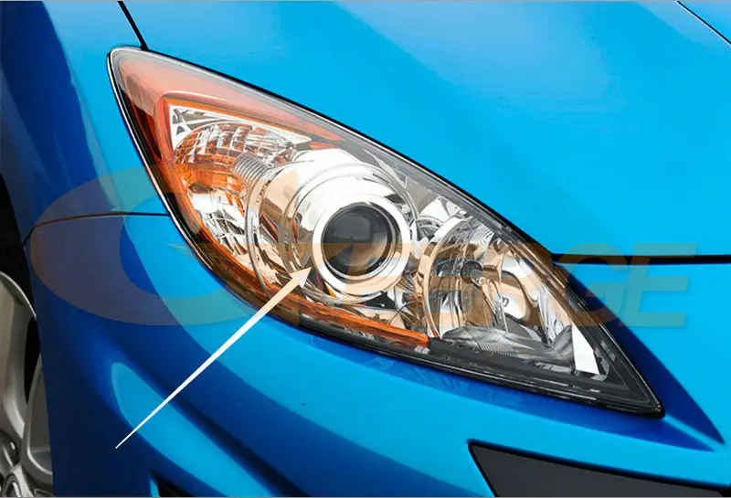 Для Mazda 3 mazda3 BL 2009 2010 2011 2012 2013 ультра яркий SMD светодиодный ангельские глазки набор