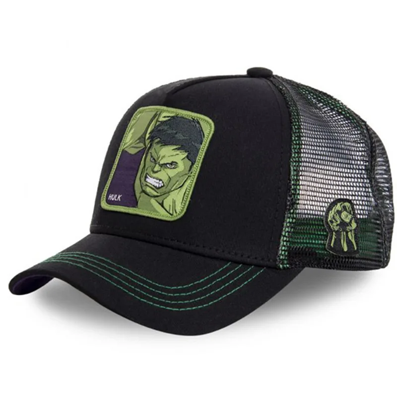 Бренд аниме TAZ хаки Snapback кепка хлопок бейсбольная кепка для мужчин и женщин хип-хоп папа сетка шляпа водителя грузовика дропшиппинг - Цвет: HULK