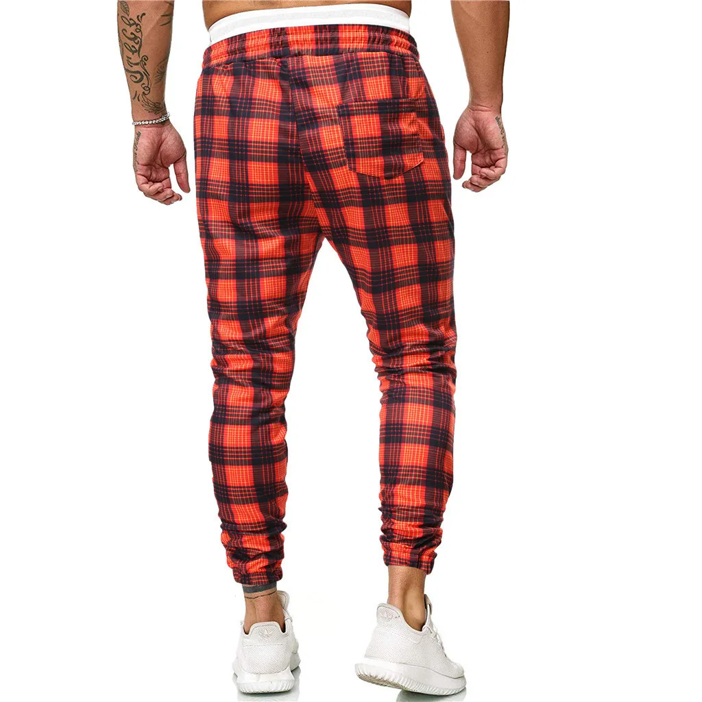 Pantalones hombre, уличная одежда, брюки-карго, мужские Длинные повседневные спортивные штаны, облегающие клетчатые брюки, штаны для бега, джоггеры, спортивные штаны