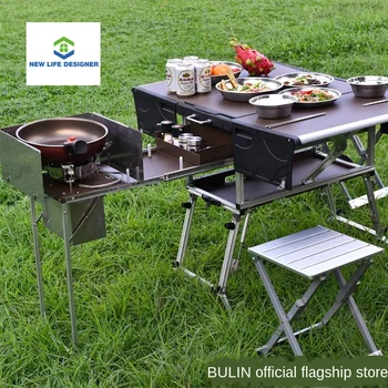 

Outdoor portable portable portable kitchen folding cookware camping equipment field stove car outdoor furniture camp