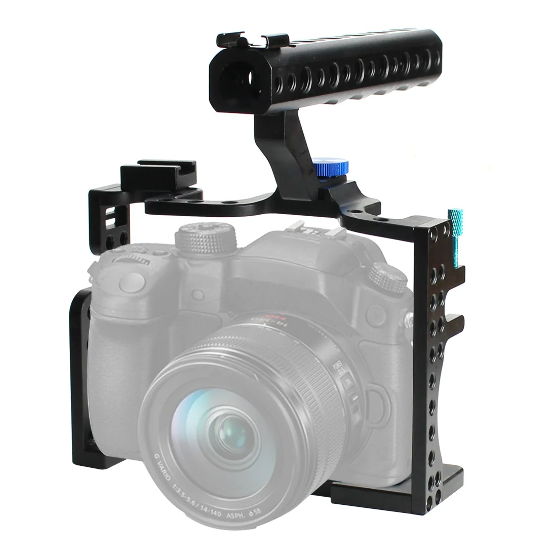 Клетка для камеры с верхней ручкой винты защитный чехол держатель для Panasonic GH3/GH4 камера фото студия фотографии комплект