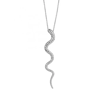 Silver Snake Sterling Chain Necklace