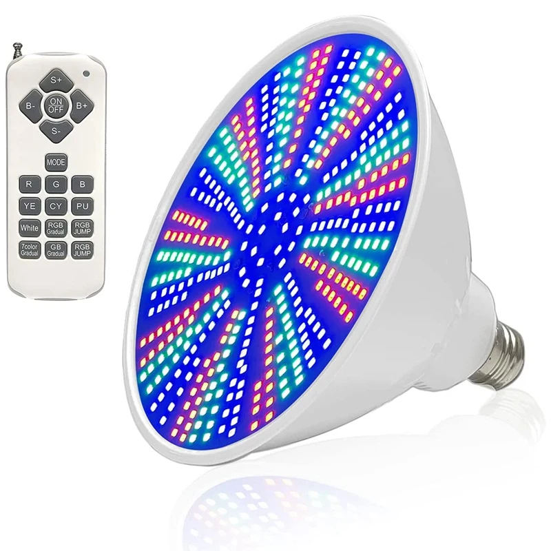 Лампа для бассейна 120 В 40 Вт изменение цвета RGB светодиодная лампа - Цена: 2 856,57 руб.