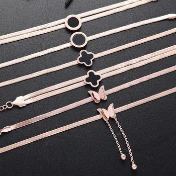 

30 Pcs/lot simple fashion women stainless steel bracelet top quality stainless steel jewelry bracelet wholesale 1031-108