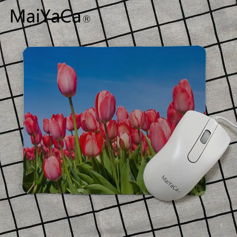 MaiYaCa тюльпан цветок обои прочный резиновый коврик для мыши игровой коврик для мыши Противоскользящий ноутбук ПК коврик для мышки коврик для мыши s