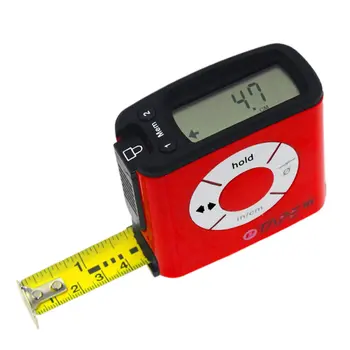 

5m/16ft Portable Digital Laser Measure with LCD Display Measuring Tape Accurately Electronic Steel Measure Metric Gauging Tools