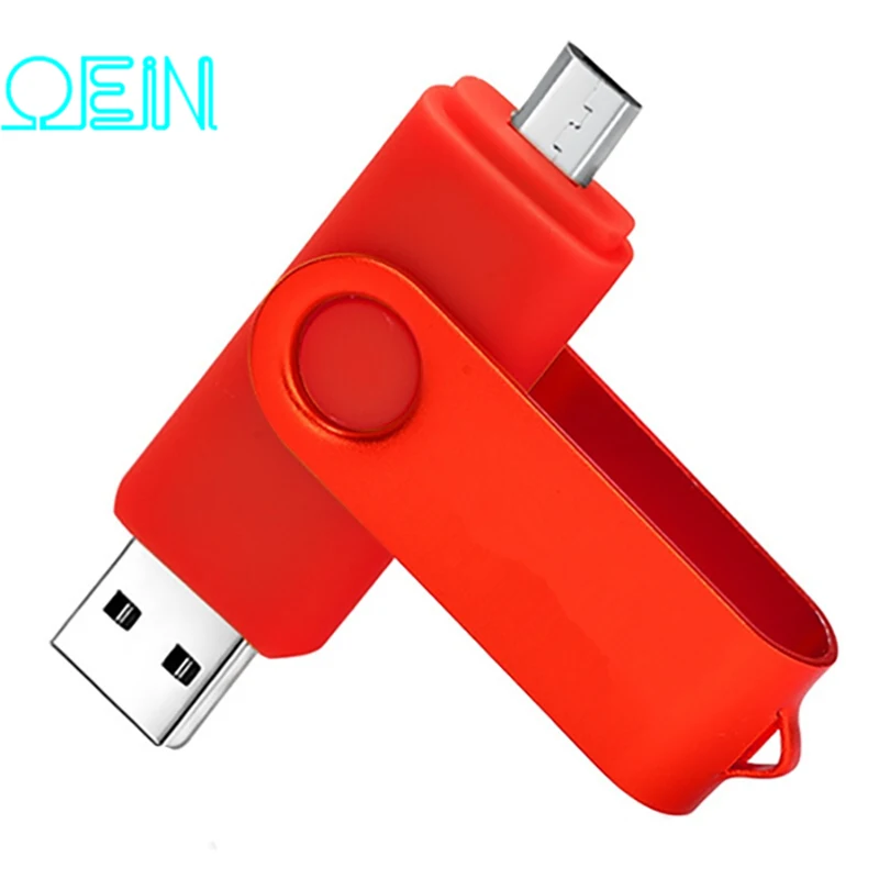 Высокоскоростной флеш накопитель 128 ГБ 64 32 16 8 OTG USB 2 в 1 4 Гб карта Micro для телефона