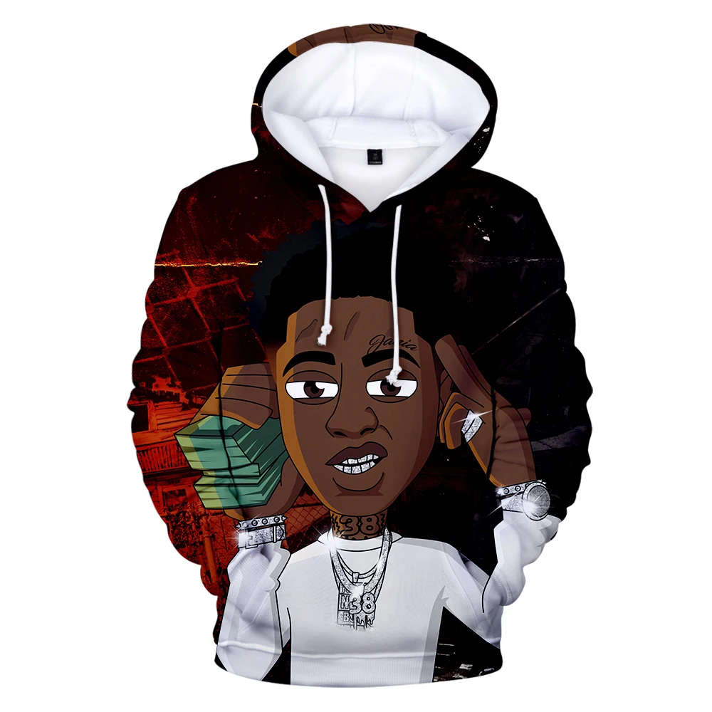 Персональный рэп певец YoungBoy 3D толстовки для мужчин/женщин 2019 тренды Loy
