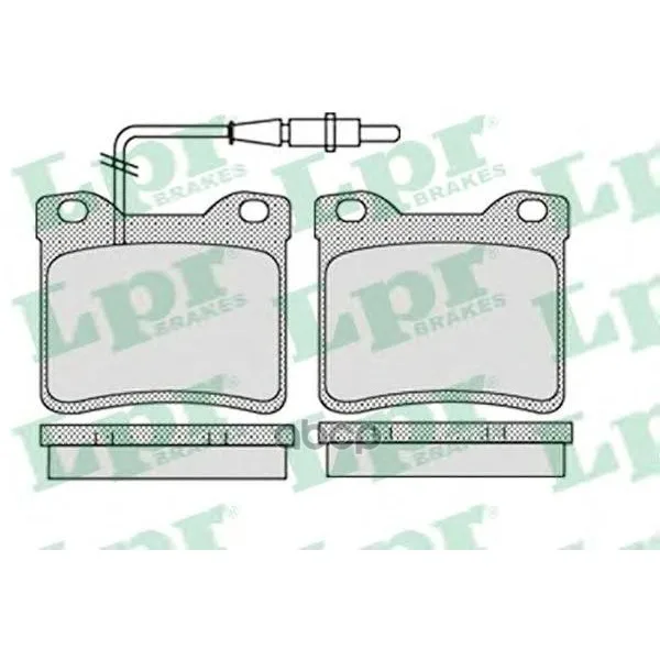 Колодки Тормозные Mercedes Vito W639 96-97 Задние Lpr 05p1134 Lpr арт. 05P1134