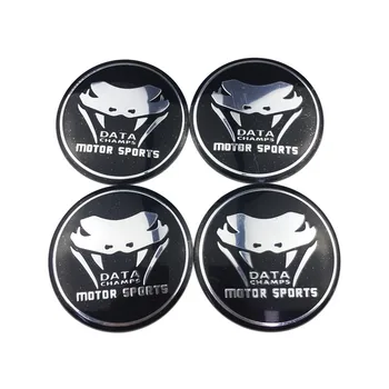 

Snake DATA CHAMPS Logo Wheel Center Stickers for Dodge Viper Chrysler Volkswagen Ford Mitsubishi Lada SEAT Car Exterior Styling