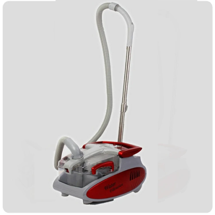 6L водный пылесос с фильтром моющий влажный и сухой пылесос для домашнего пылесборника продукты 220V 1600W - Цвет: red