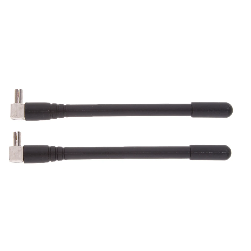 2Pcs TS9 Connector Antenna Black 4G Network Mini Omni for Wireless Router