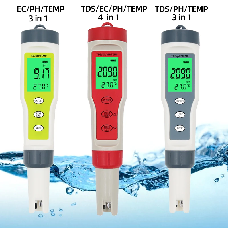 Ph Orp Meter Pc101 Chlorine Meters Tds Salinity Testers Ec Temp Water