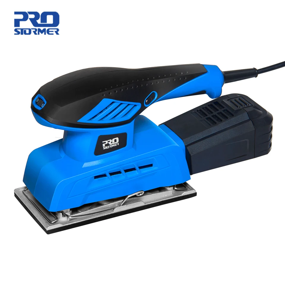 

PROSTORMER Belt Sander with 20pcs Sandpapers Strong Dust Collection 2M VDE Sheet Random Orbital Sander 7 Variable Speed Sander