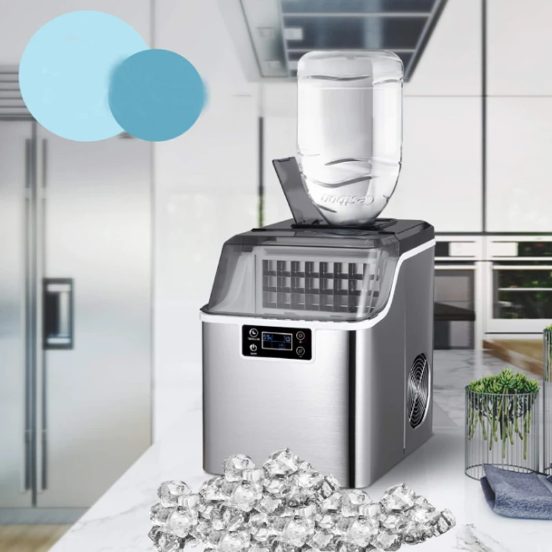 製氷機家庭用ポータブル電気3厚ラウンド製氷機コーヒーバー 氷が無くて