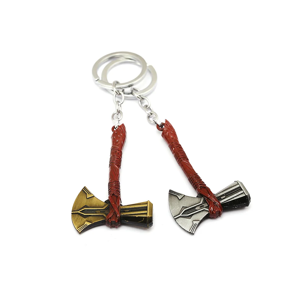 

Thor New Hammer Stormbreaker Key Chain Necklaces Avengers Pendant Necklace Chain Metal Keychain Keyrings Gift Jewelry for Mens
