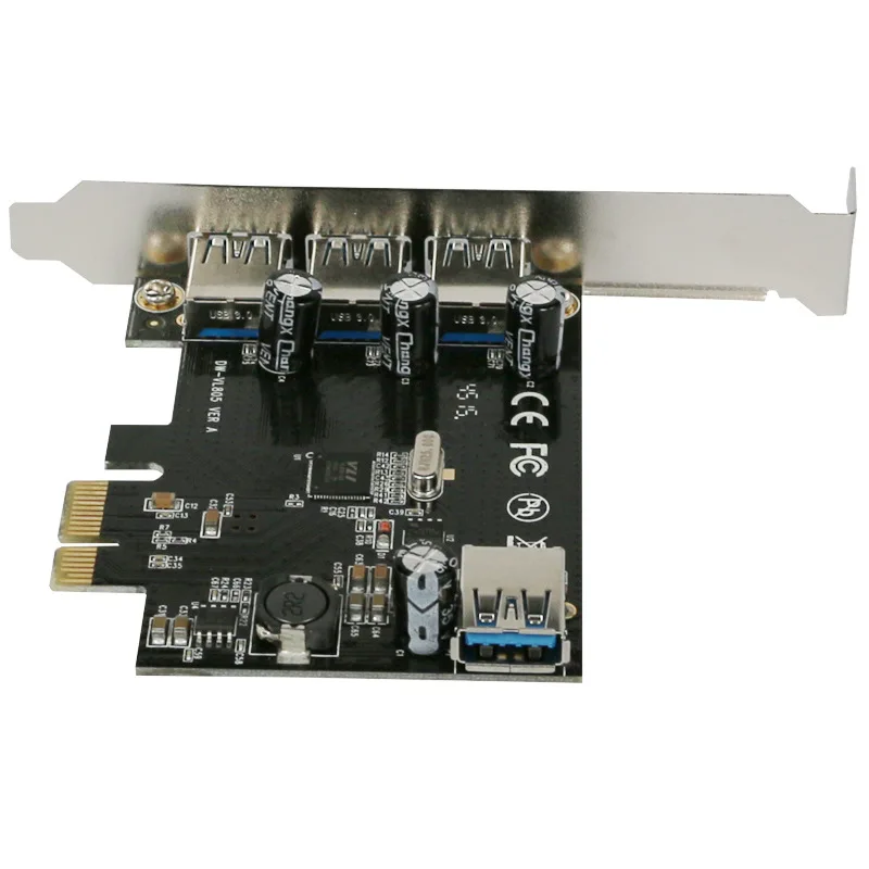 Новый USB 3 0 (3 + 1) внешних 1 внутренних порта PCI E expercs PCIE контроллер переходная карта