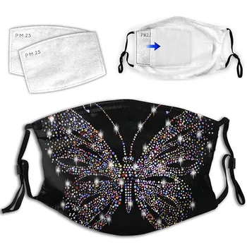 

Unisex Outdoor Face Washable Breathable Reusable 1PC Mask With 2PC Filter face mask with design for women with rhinestones