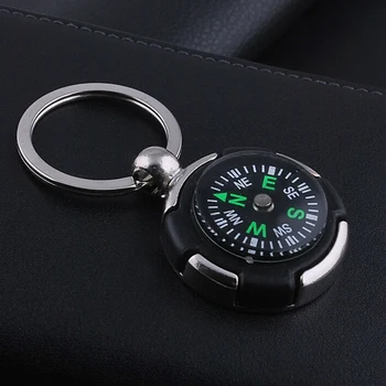 

Fashion Creative Compass Metal Car Keyring Keychain Key Chain Ring Keyfob Gift