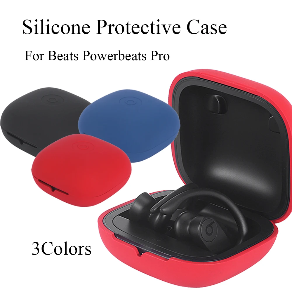 

Anti-shock Flexible New Clamshell Opening Silicone Full Protective Case Cover for Beats Powerbeats Pro Earphone Accessories