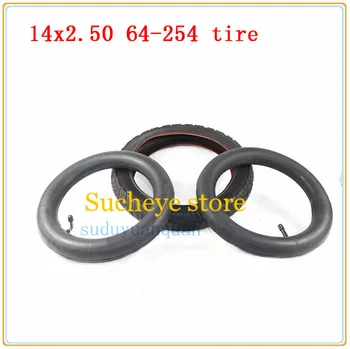 

Pneumatic wheel tire 14x2.50 64-254 tyre inner tube fits for 14 Inch Electric bicycle electric vehicle wheel 14*2.50 outer tyre