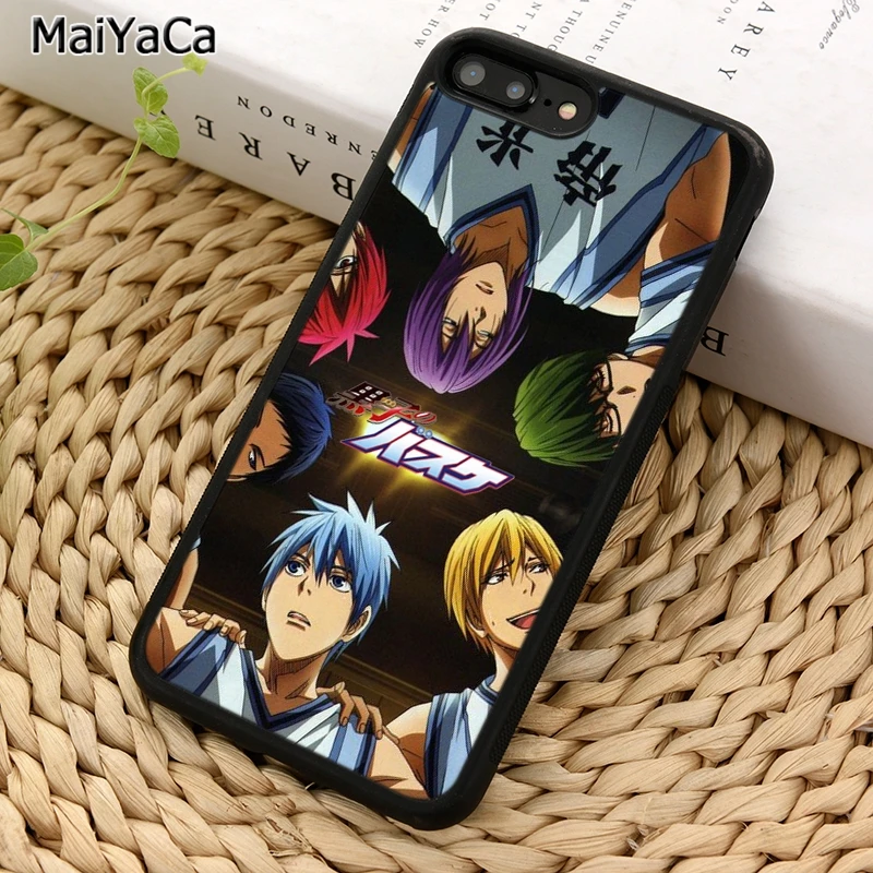 Чехол для телефона MaiYaCa kuroko без корзины Аниме Манга iPhone 5 6S 7 8 plus 11 12 13 Pro X XR XS Max Samsung