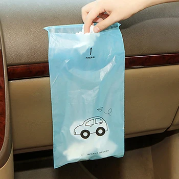

50pcs/set Car Trash Garbage Durable Car Auto Garbage Trash Can Automotive Waste Storage Car Seat Back Kitchen Storage Bags