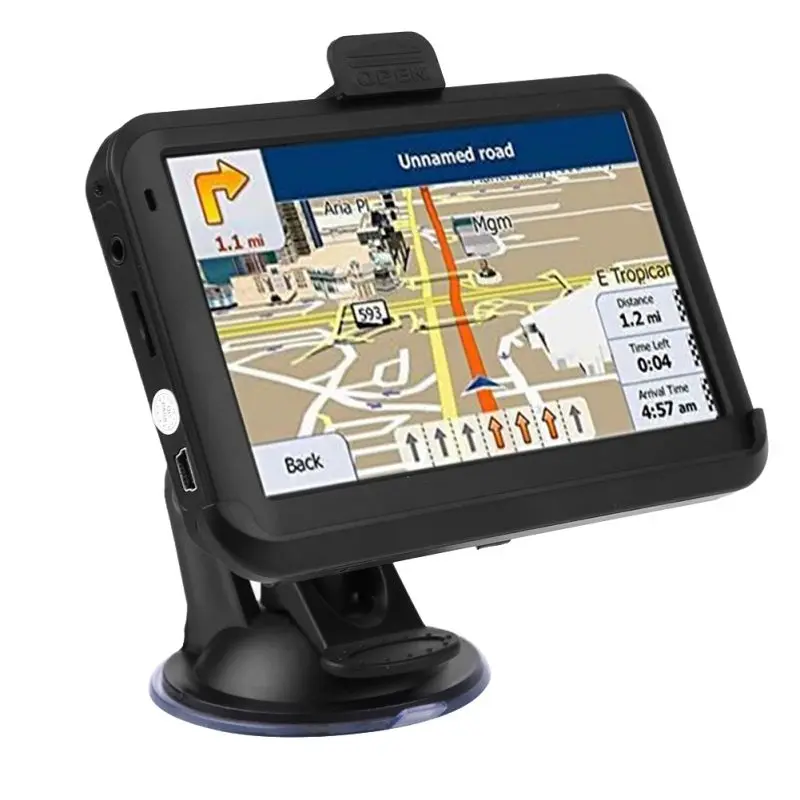 5 Inch Vehicle GPS Navigation Car GPS Navigator FM Transmitter 8GB ROM 256 MB RAM Multiple Language