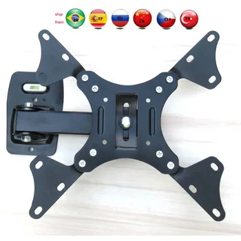 

LCD-111AD 37"24" 30" tiltable full motion retractable swivel LCD PLASMA tv wall vesa bracket mount