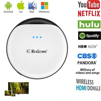 

2020 Newest Mirascreen TV Stick HDMI Wireless Wifi Display Dongle Receiver Miracast Airplay for Ios Android Pc