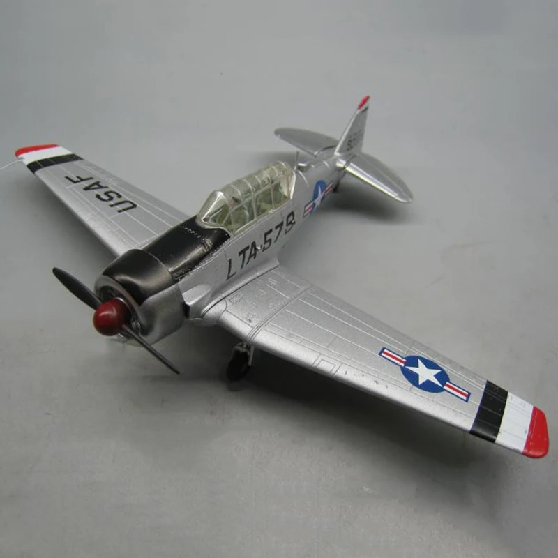 Texas T6 классический самолет 1/72 масштаб авиационный самолет модели истребителя США Air Force взрослые детские игрушки для показа коллекции шоу