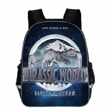 

Dinosaur World Backpack Animal Anime Jurassic Dragon Casual School Bags Toddlers Boys Girls Teenager Mochila Gift Bolsa