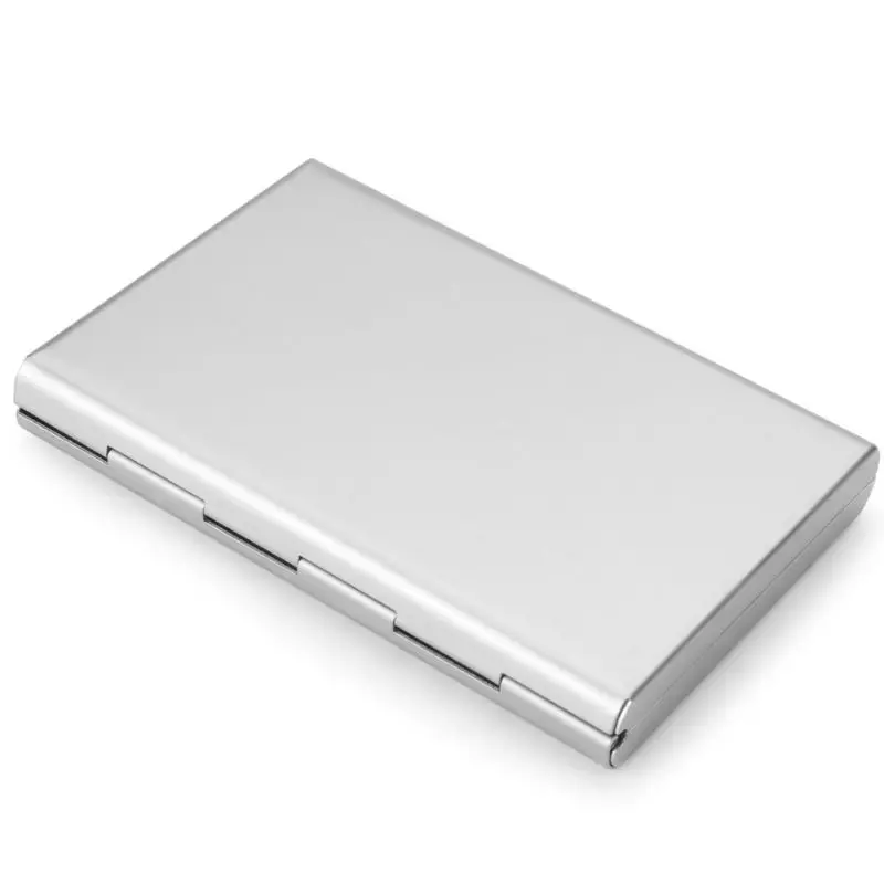NoEnName_Null нержавеющая сталь RFID кредитный держатель для карт бизнес-держатель для карт s для женщин или мужчин 9,5X6,5 см
