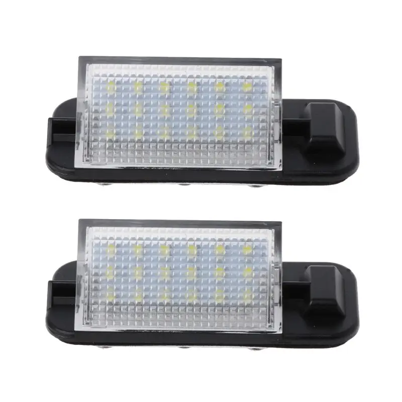 

2Pcs/set White Auto Error Free 3528 SMD 18 LED License Plate Light Lamps For BMW E36 3 Series 1992-1998 318i 320i M3 for LED