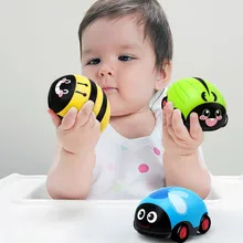 

Kids Cartoon Pull Back Toys Car Inertia Trolley Insect Car Model Children Education Ladybug Insect Action Figures Toys For Baby