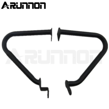 

For Triumph Bonneville T100/SE T100 2001-2016 Black / Chrome Engine Guard Bumper Crash Bar Buffer Frame Side Protector