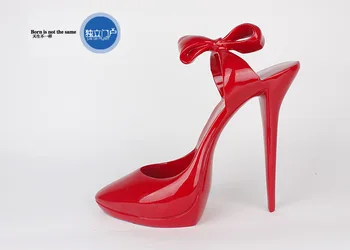 

MODERN CREATIVE RESIN RED HIGH-HEELED SHOES ORNAMENTS RED HIGH HEELS SCULPTURE PERSONALITY WINE RACK BAR WINE CABINET HOME DECOR