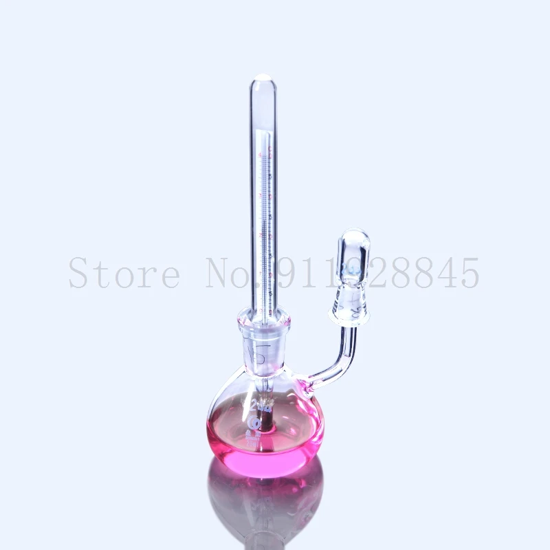 25 50mL Lab Glass Pycnometer with Thermometer Specific Gravity Bottle Picnometer Laboratory Equipment lab glass supplies