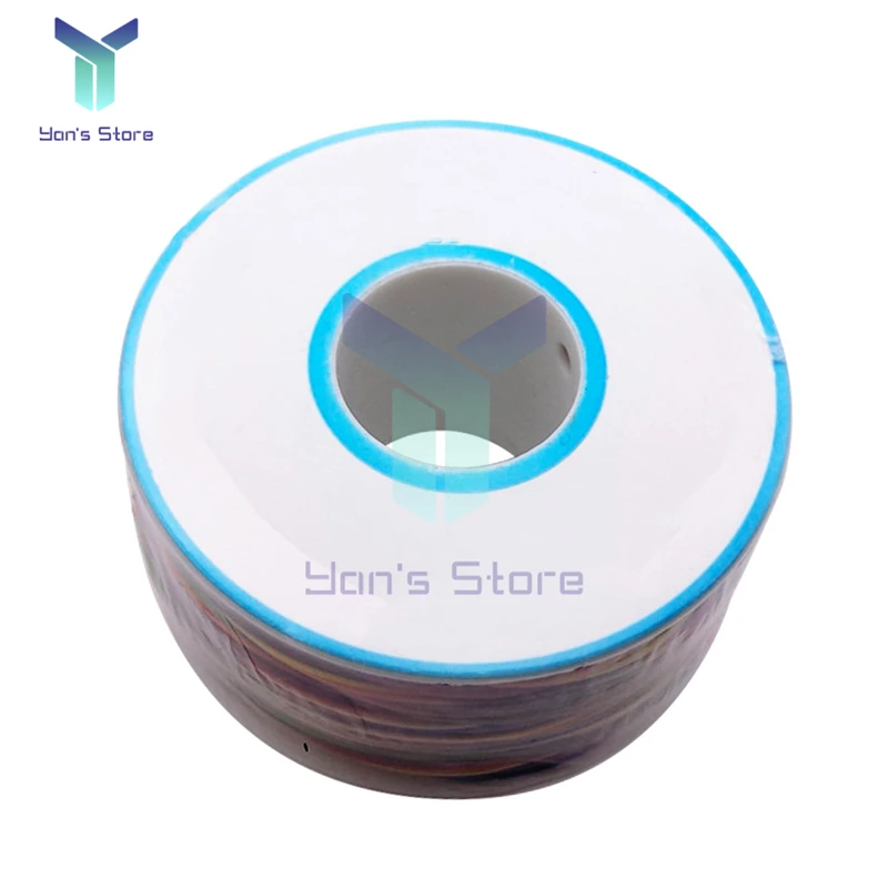 30AWG wire cable 250M 8 color PCB soldering fly line 0.55mm breadboard jumper colored insulation wrap tinned pure copper