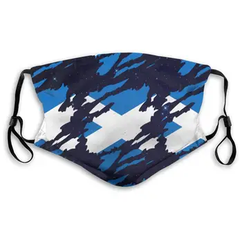 

Scotland Flag Anti Dust Half Face Mouth Mask with PM2.5 Filters 5 Layers of Protection for Men and Women Black