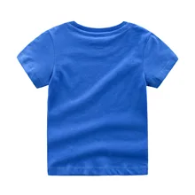 Новинка года; детская одежда в европейском и американском стиле; детская футболка из чистого хлопка с короткими рукавами и круглым вырезом; летняя одежда для мальчиков