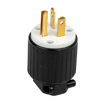 

NEMA LK7620P 6-20P Grounding Locking Plug, 20A 250V AC, 2 Pole 3 Wire