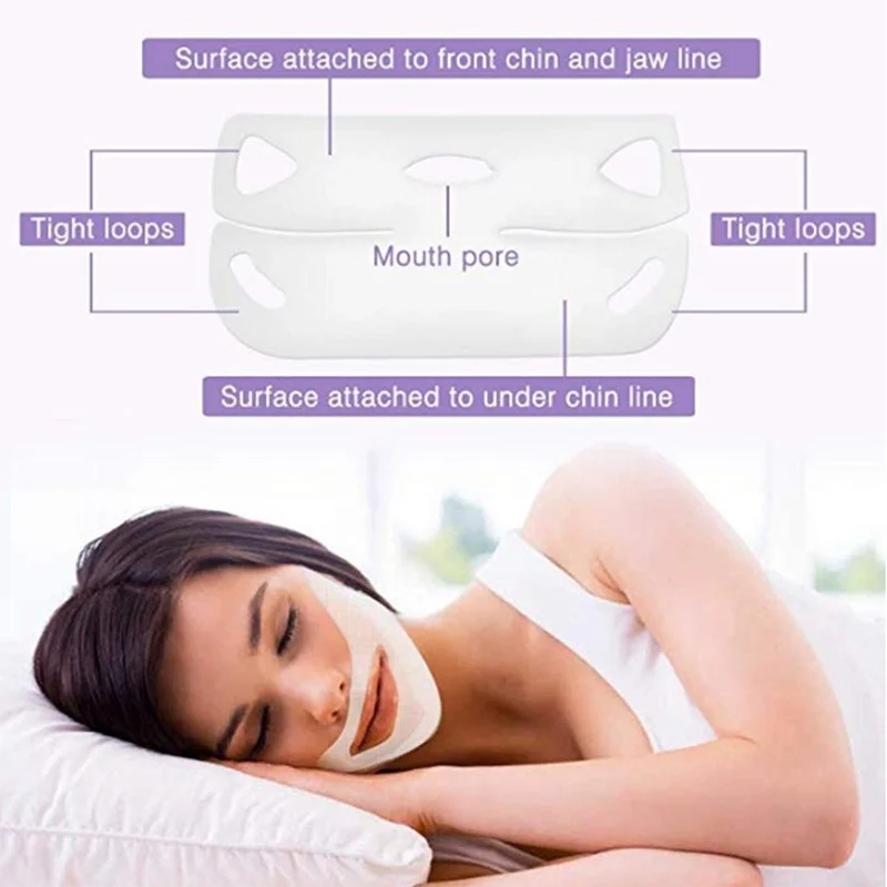 4D Double Face Firming Slim Chin Lift Management Lifting Mask Wrinkle V-Shape Jawline Shaper Line Slimming Bandage skin care |