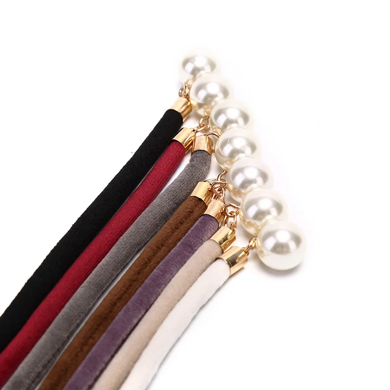 

1PC Tassel Knot Belt Vintage Pearl Waist Rope Fringed Waistband Girdle Dress