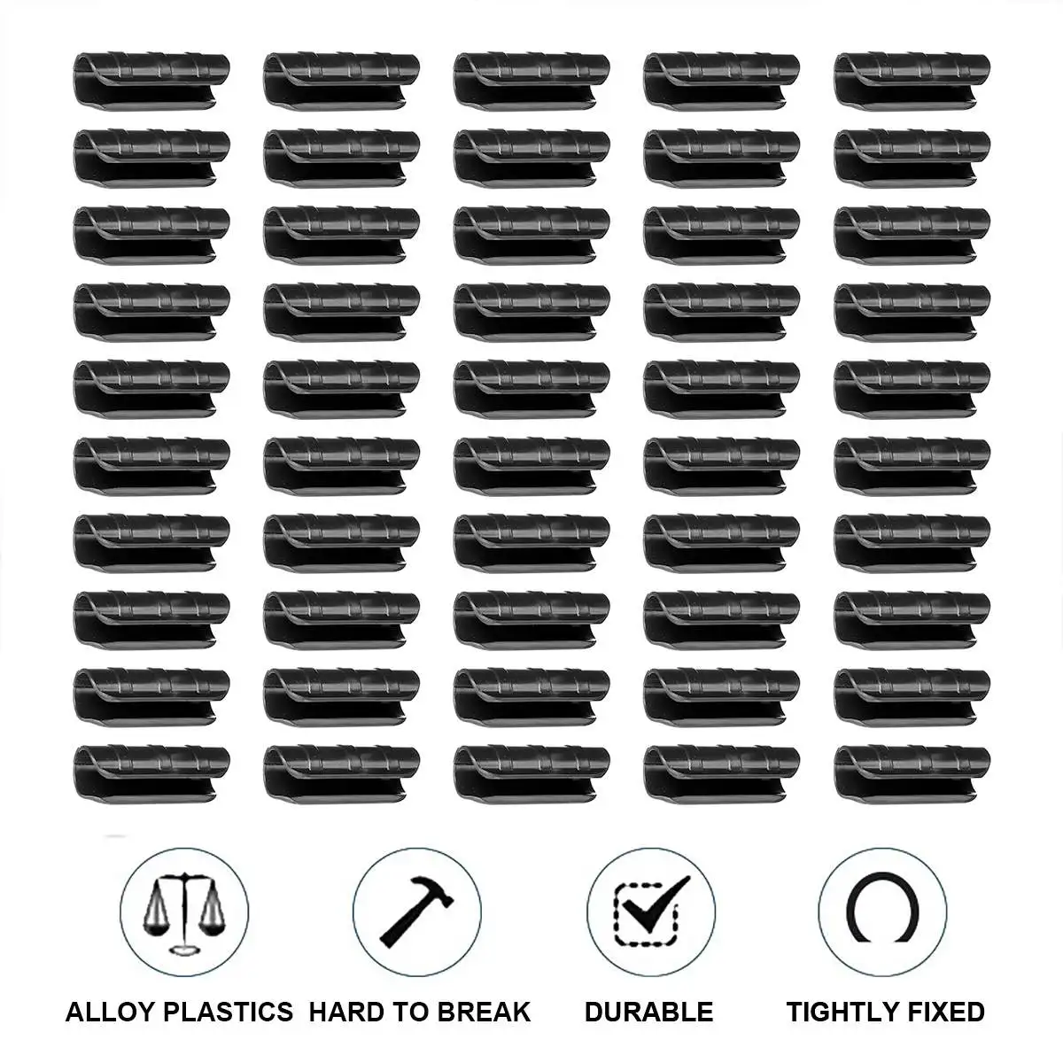 

50Pcs 19/20/25mm Clip Plant Greenhouse Film Clips Fixed Pipe Frame Tube Clamp Used To Attach Greenhouse Film Garden Tools